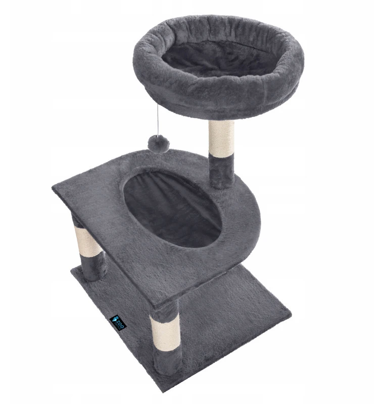 Draskyklė katėms Omna, 71 cm, pilka
