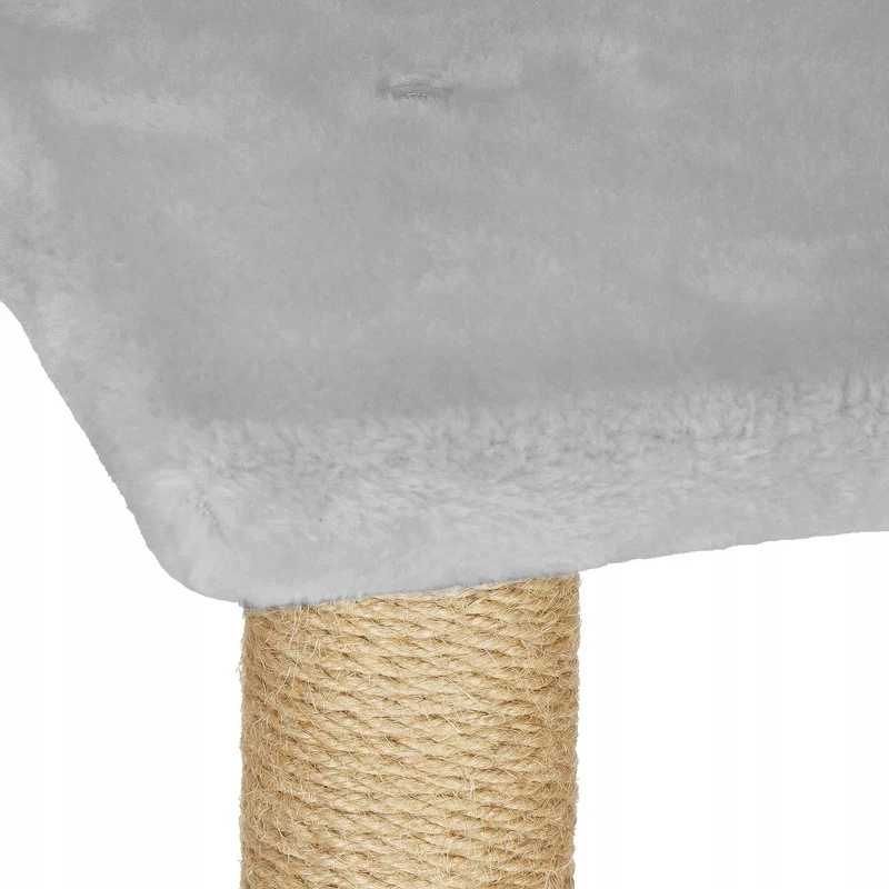 Kelių aukštų kačių draskyklė, 101-160 cm, Pilkos / smėlio spalvos