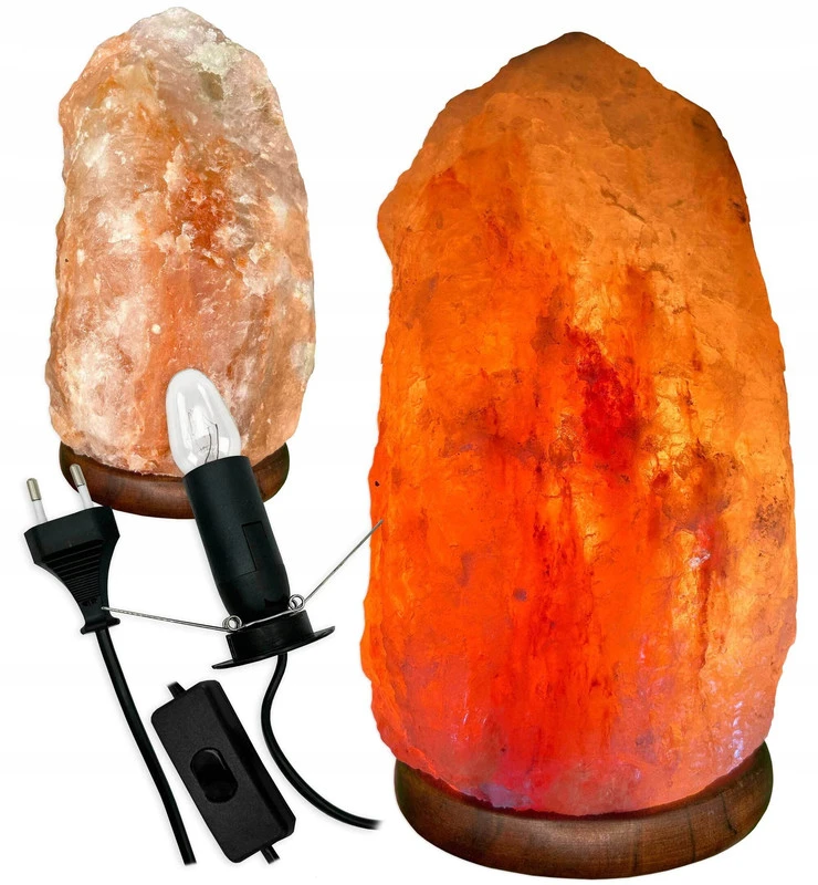Druskos kristalo lempa LampkiSolne, 8-10 kg