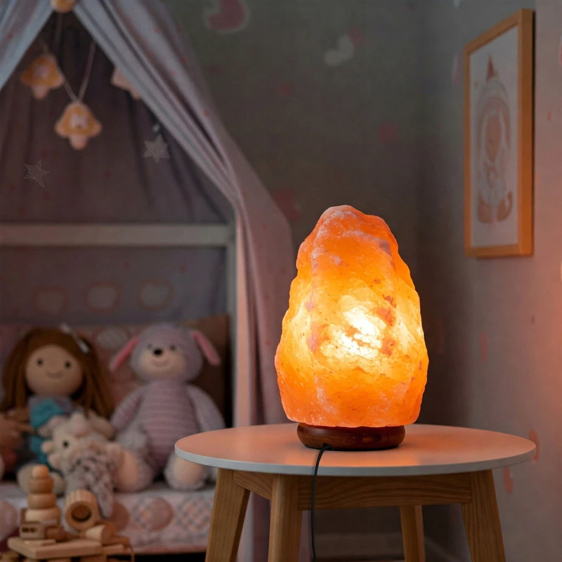 Druskos kristalo lempa LampkiSolne, 8-10 kg