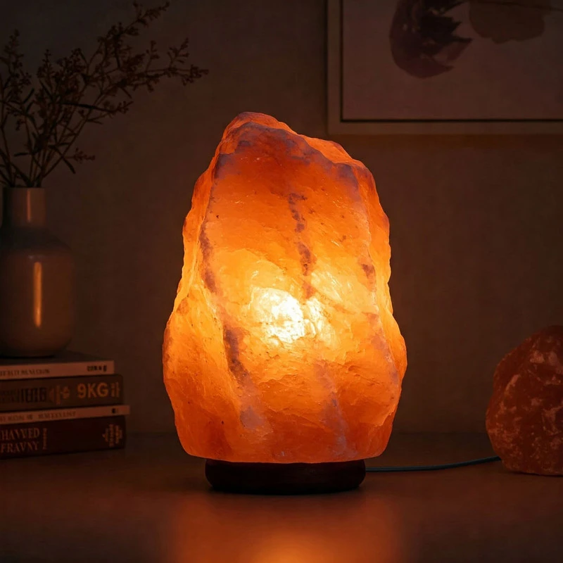 Druskos kristalo lempa LampkiSolne, 8-10 kg
