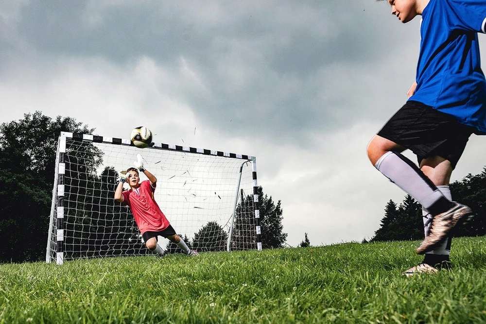 Futbolo vartai Ekspand, 300x200x90 cm