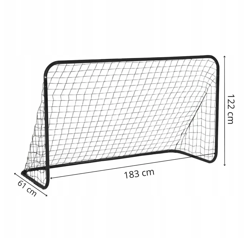 Futbolo vartai Springos, 213x152x75 cm