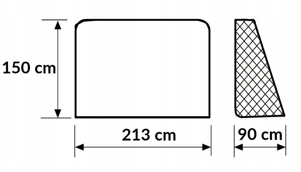 Futbolo vartai ToysPlanet, 213x150x90 cm