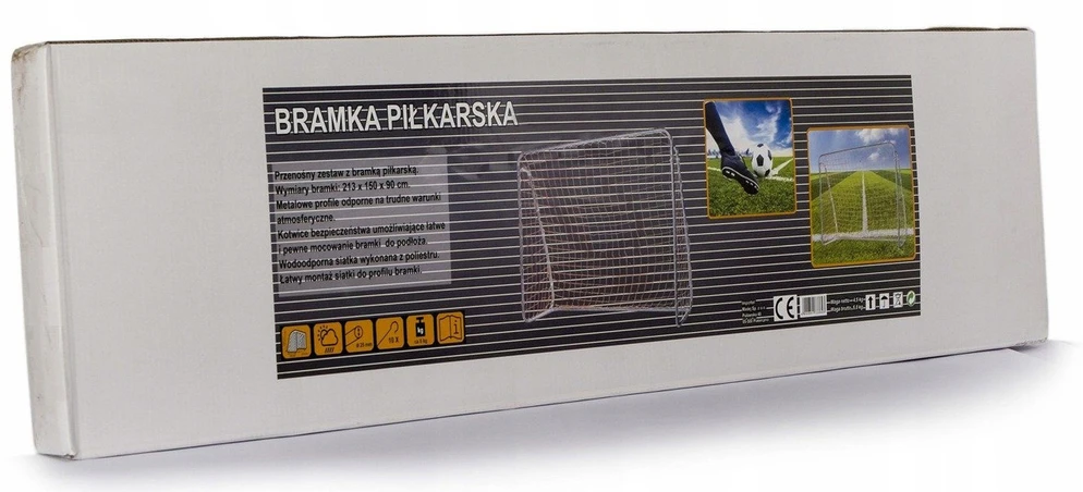 Futbolo vartai ToysPlanet, 213x150x90 cm, 2 vnt.