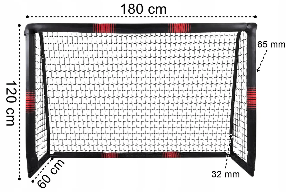 Xboost Bipohome ANTONIO futbolo vartai 180X120 cm