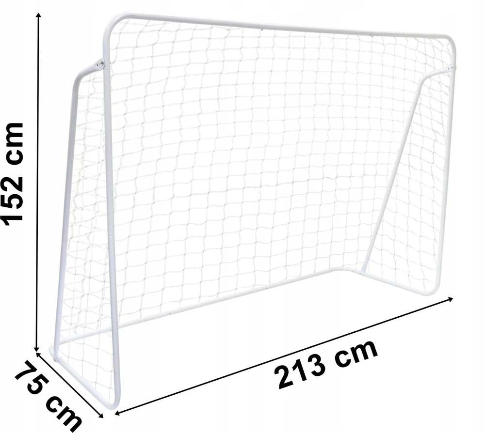 Xboost Bipohome PAOLO futbolo vartai 213x152 cm balti