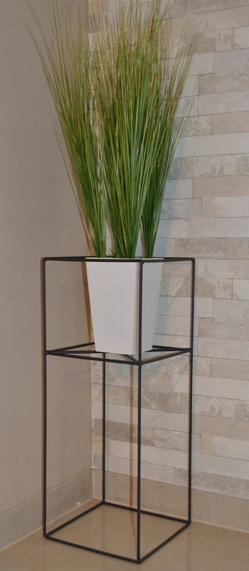 Gėlių stovas Framado, 60x24x24 cm, juodas
