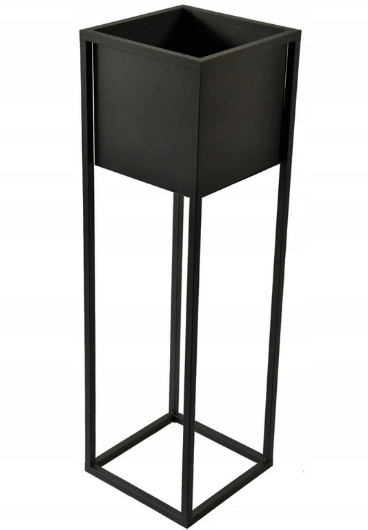 Gėlių stovas Gramix, 50x21x21 cm, juodas