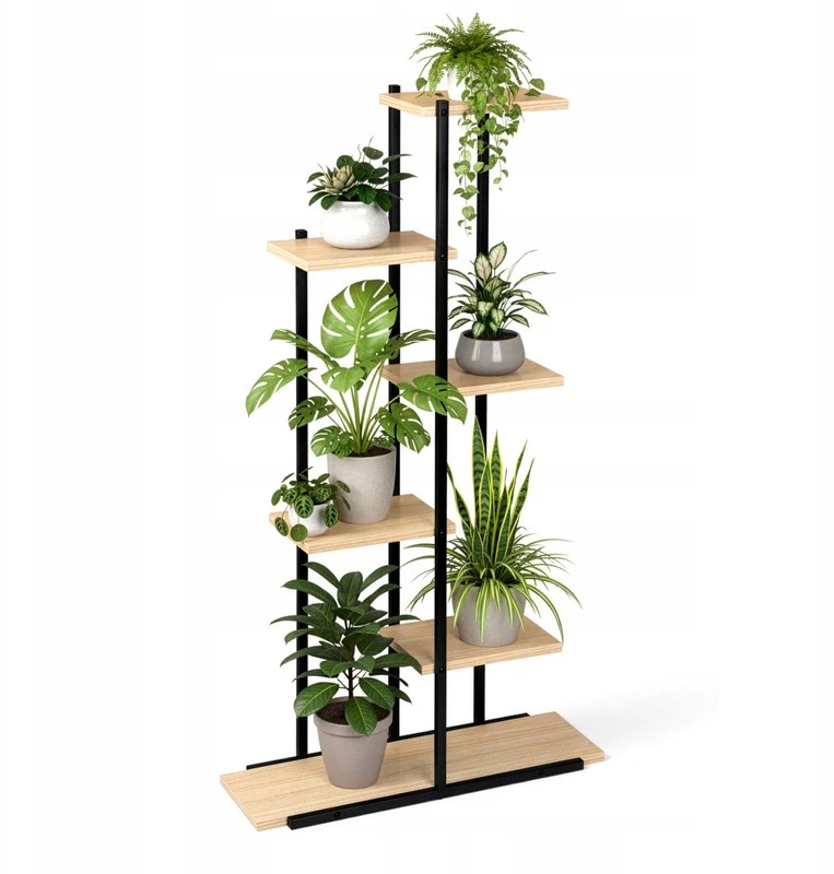 Gėlių stovas Loft Inspired, 113 cm, juodas