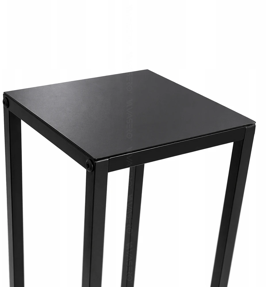Gėlių stovas VASERO, 40 cm, juodas