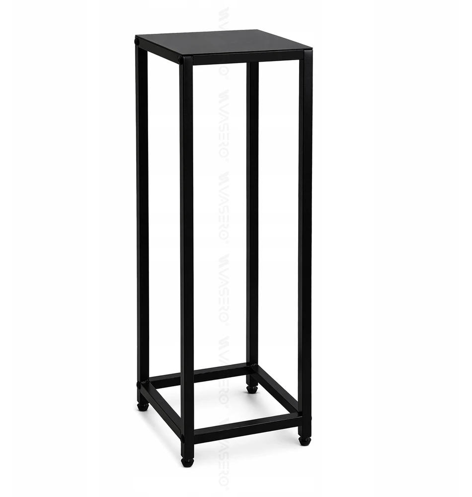 Gėlių stovas VASERO, 60 cm, juodas