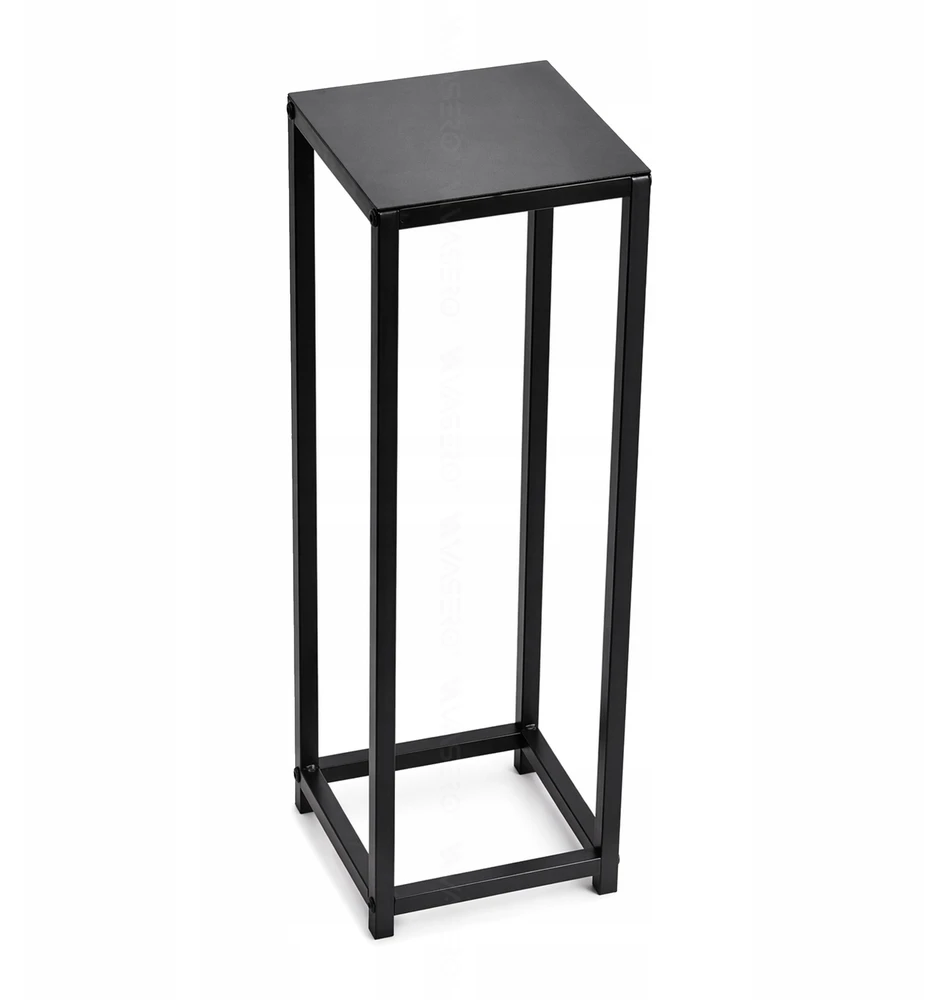 Gėlių stovas VASERO, 60 cm, juodas