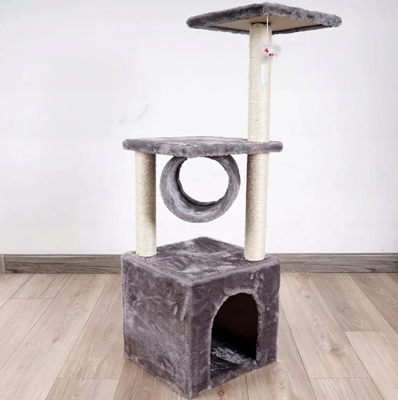 Kačių draskyklė su nameliu Petjet, 90 cm