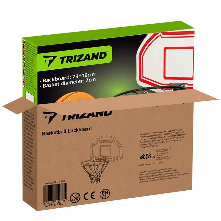 Krepšinio lentos rinkinys Trizand