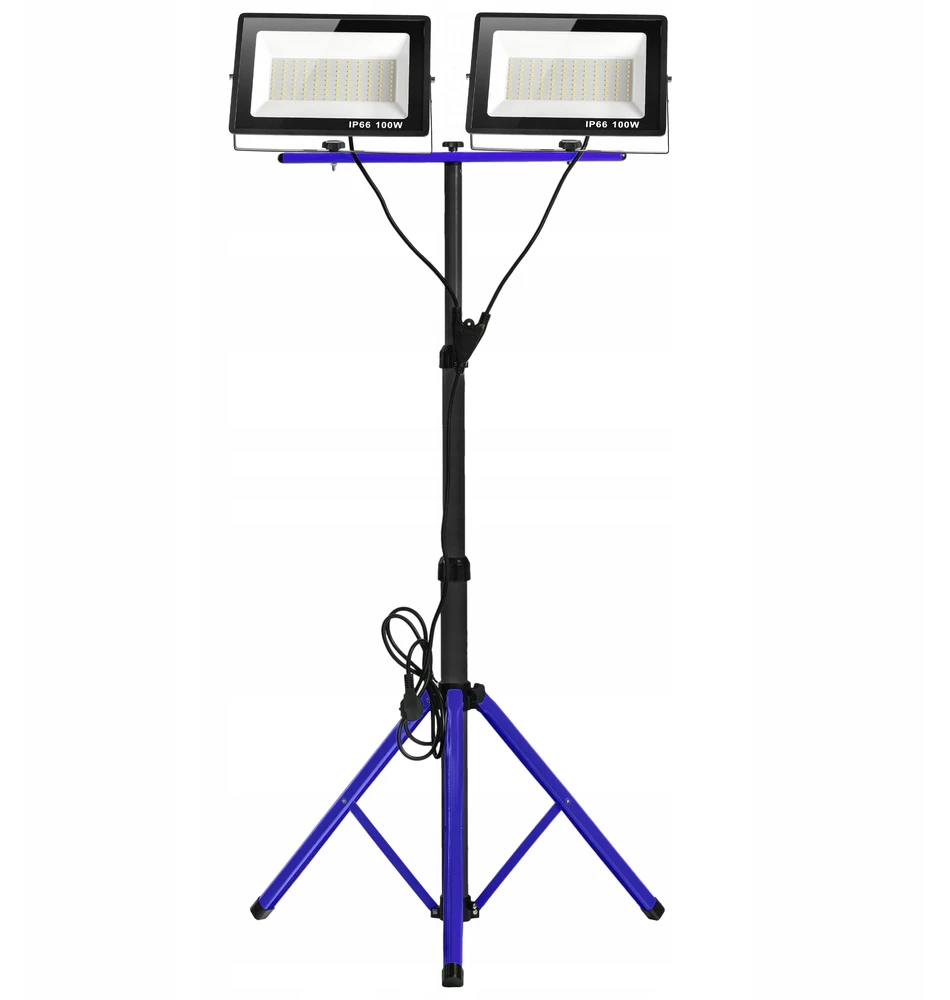 LED prožektoriai LEDSOURCE su stovu, 2x100 W