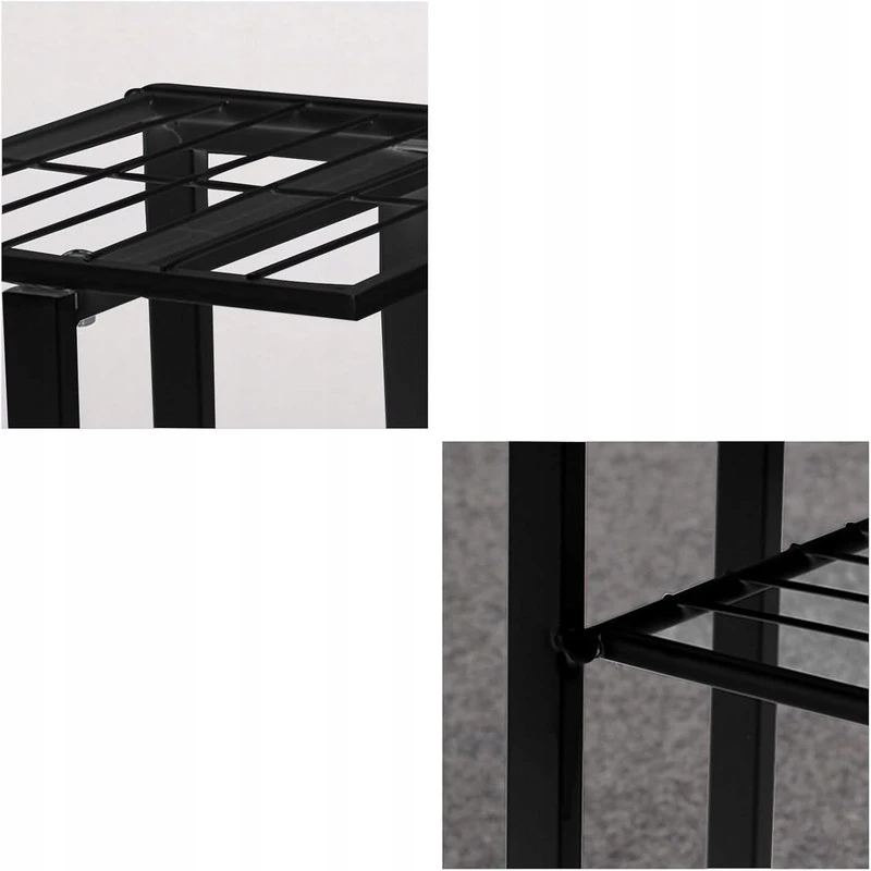 Loft Gėlių stovas Framado, 141 cm, juodas