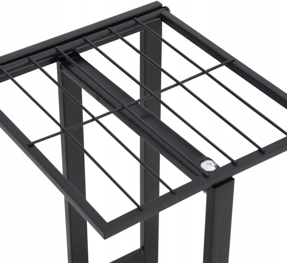 Loft Gėlių stovas Framado, 76 cm, juodas