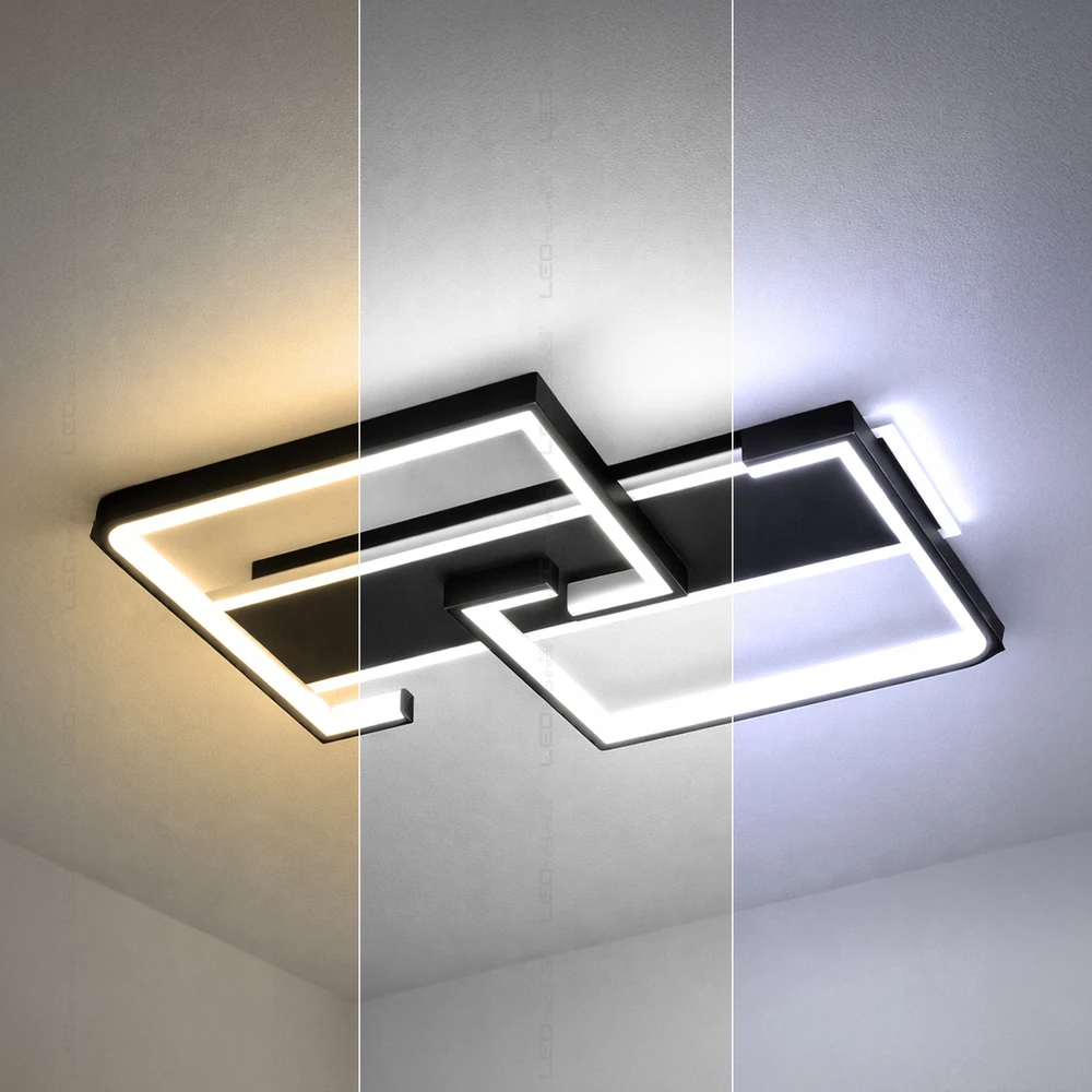Lubinis šviestuvas Lubinis LED šviestuvas LEDTechnics, 45x28 cm, juodas