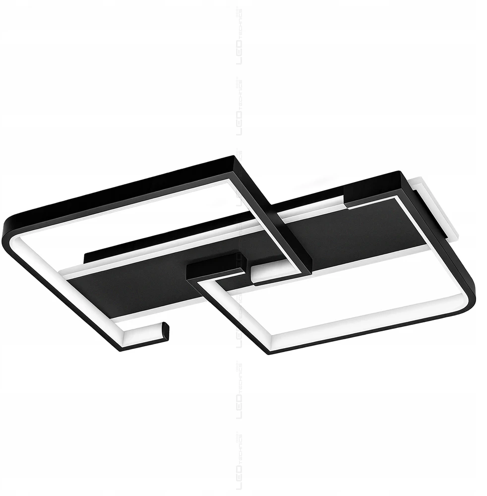 Lubinis šviestuvas Lubinis LED šviestuvas LEDTechnics, 45x28 cm, juodas