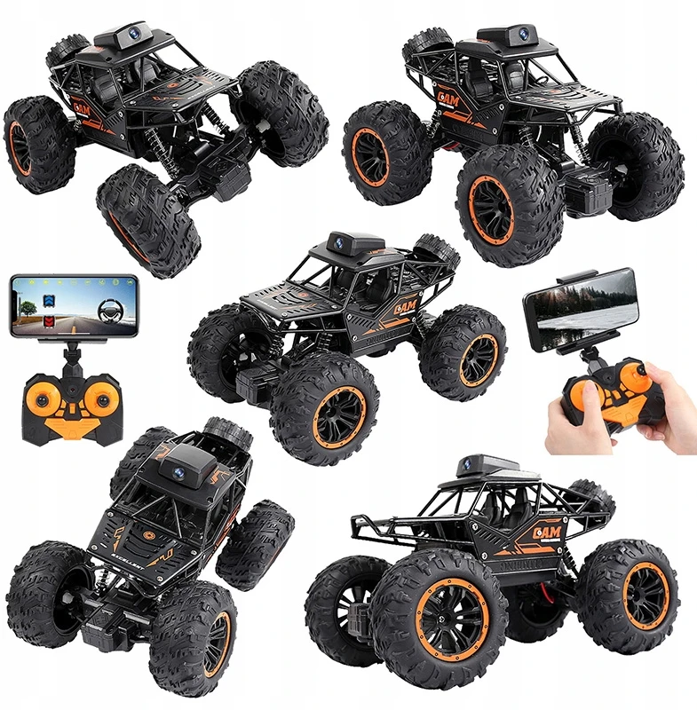 Nuotoliniu būdu valdomas automobilis Click4TOYS su Wi-Fi kamera