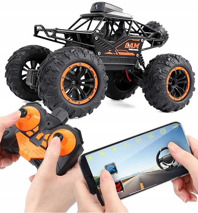 Nuotoliniu būdu valdomas automobilis Click4TOYS su Wi-Fi kamera