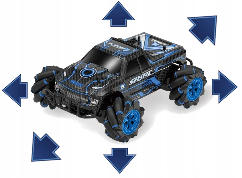 Nuotoliniu būdu valdomas automobilis Stator, mėlynas/juodas