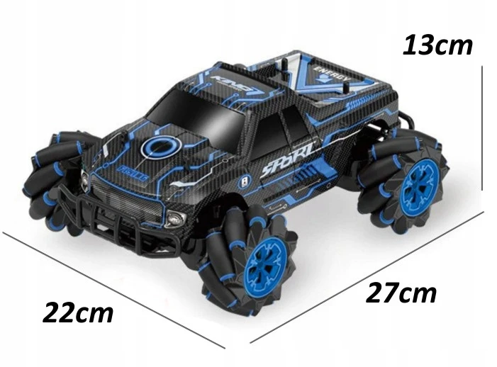Nuotoliniu būdu valdomas automobilis Stator, mėlynas/juodas
