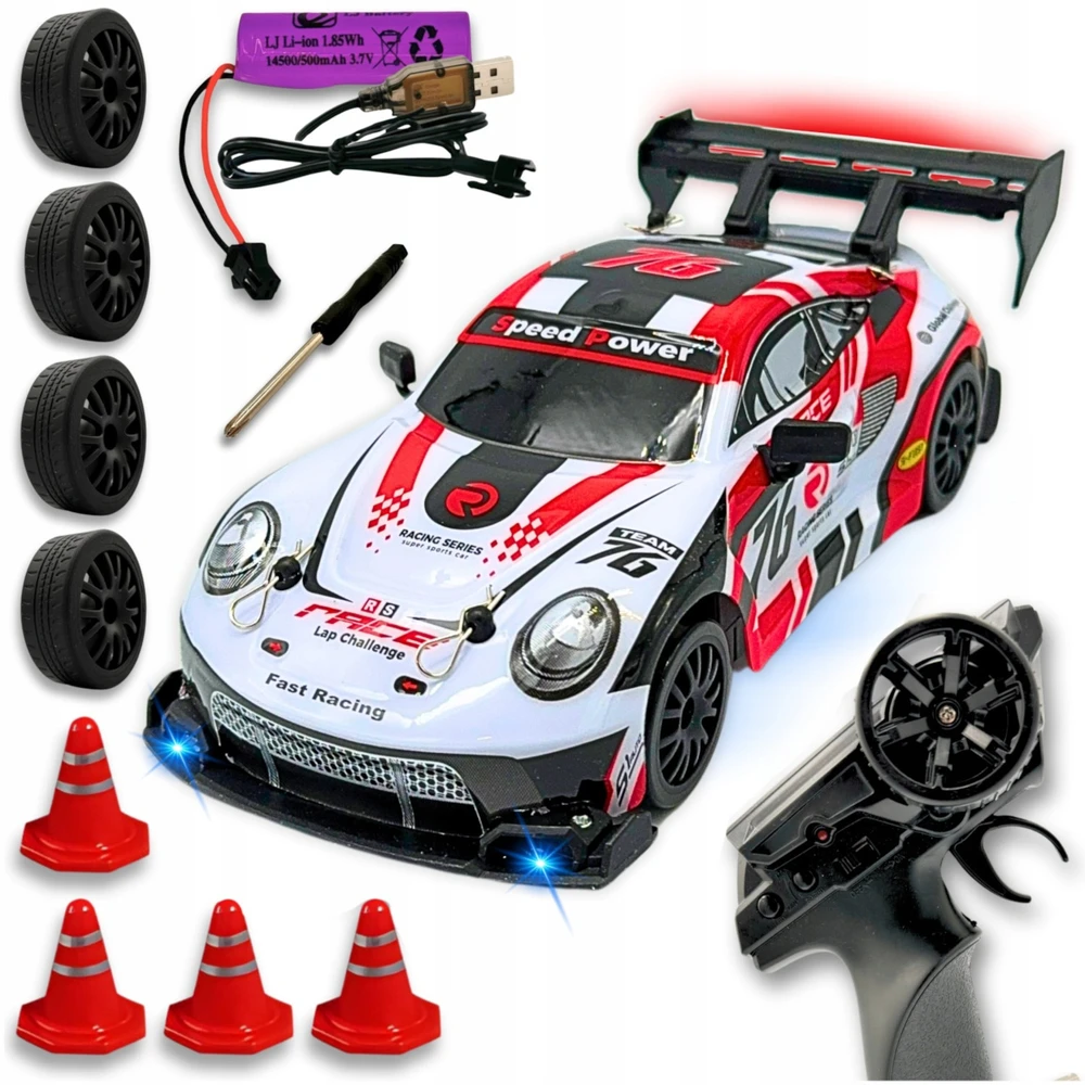 Nuotoliniu būdu valdomas drift automobilis, 4x4