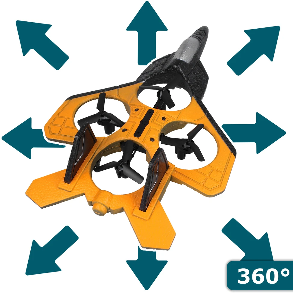 Nuotoliniu būdu valdomas dronas Stator, oranžinis
