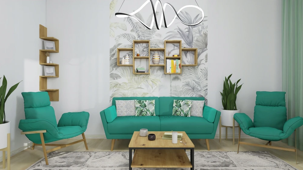 Pakabinama lentyna Marand, 143x60 cm, ruda