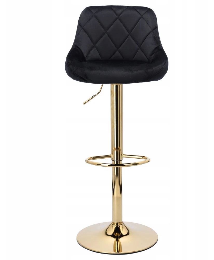 Perfectmarketsource Hk Baro kėdė, juoda/auksinė