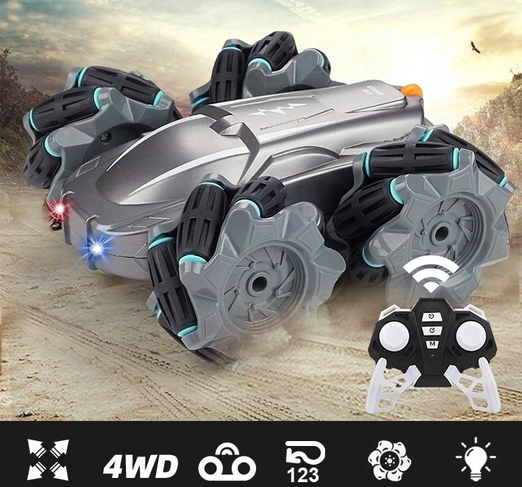 RC automobilis, valdomas nuotolinio valdymo pultu ir rankų gestais, Syrcar