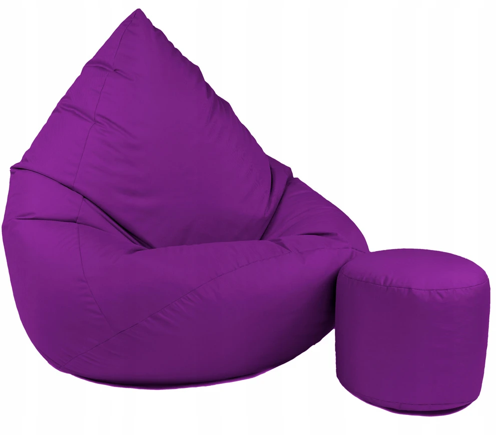 Sėdmaišis su pufu Pufini, violetinė