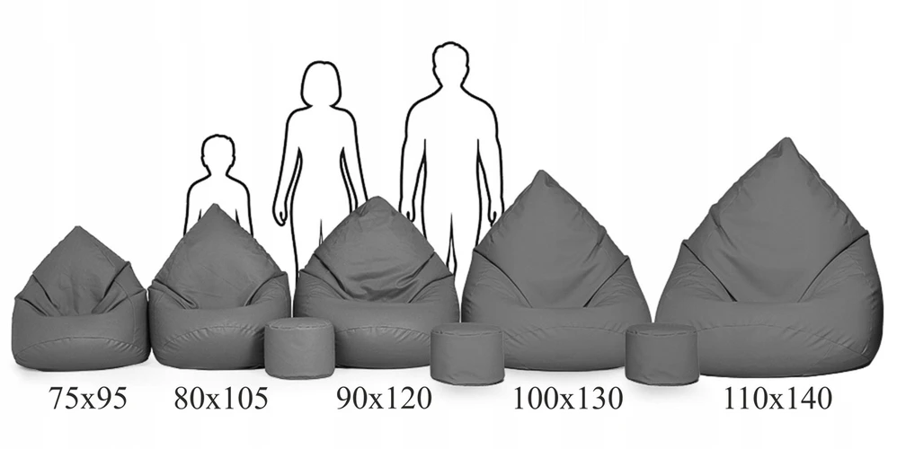Sėdmaišis su pufu Pufy, mėlynas