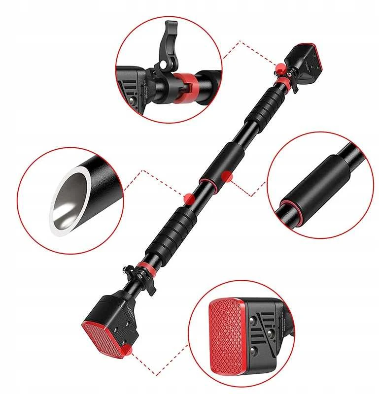 Skersinis prisitrukimams Trex Sport, 60-100 cm, juodas