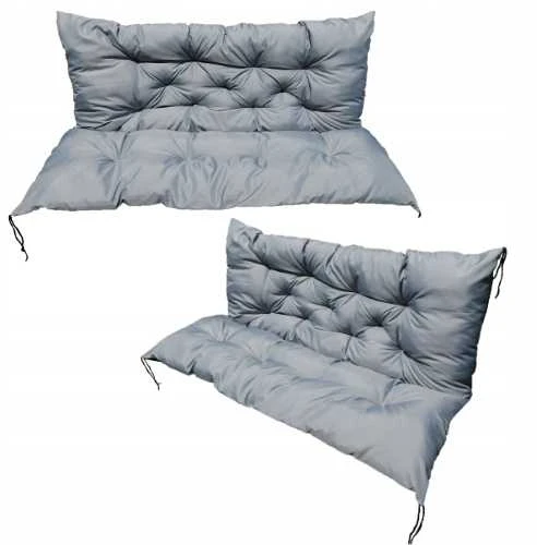Sodo suoliuko pagalvėlė WBM Sewing, 100x60x50 cm, pilkas