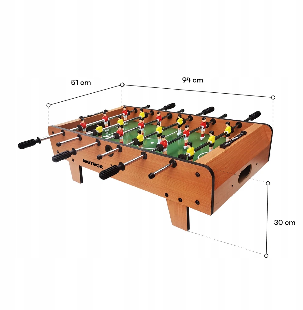 Stalo futbolas Meteor, 94x51x30 cm