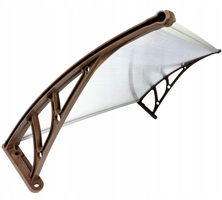 Stogelis virš durų Metal-gum, 100x60 cm, rudas