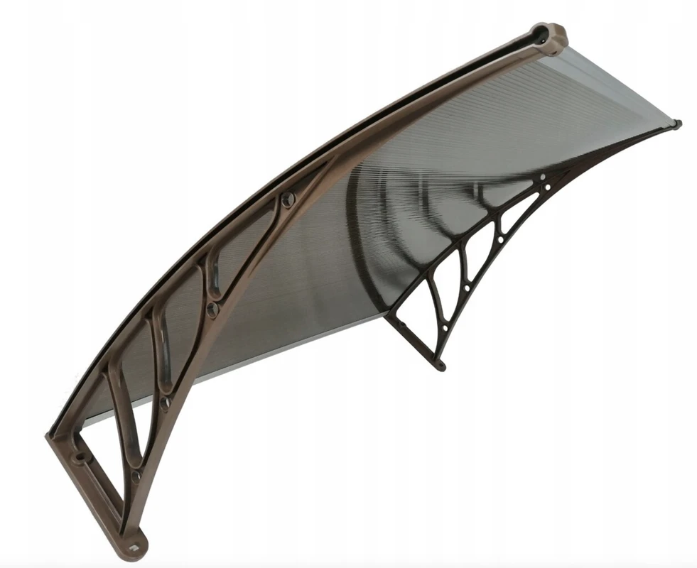 Stogelis virš durų Metal-gum, 150x100 cm, rudas