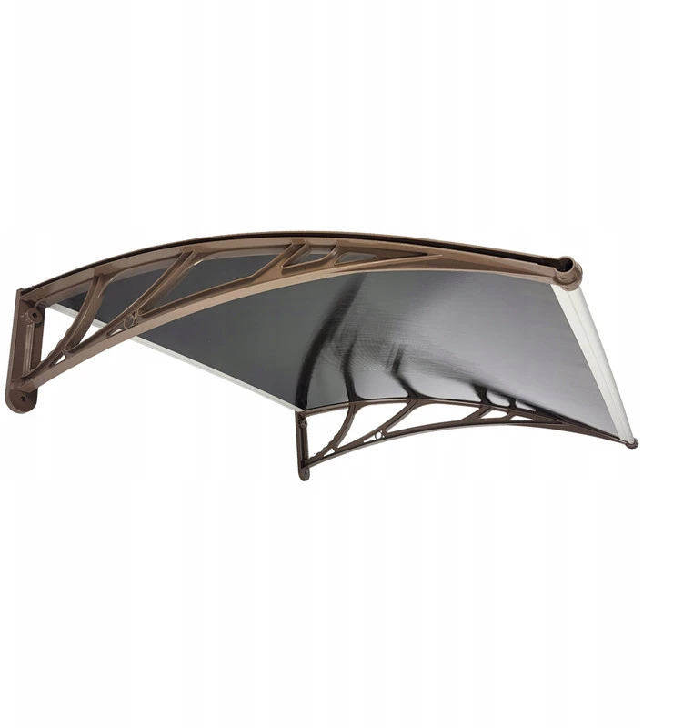 Stogelis virš durų Metal-gum, 150x100 cm, rudas