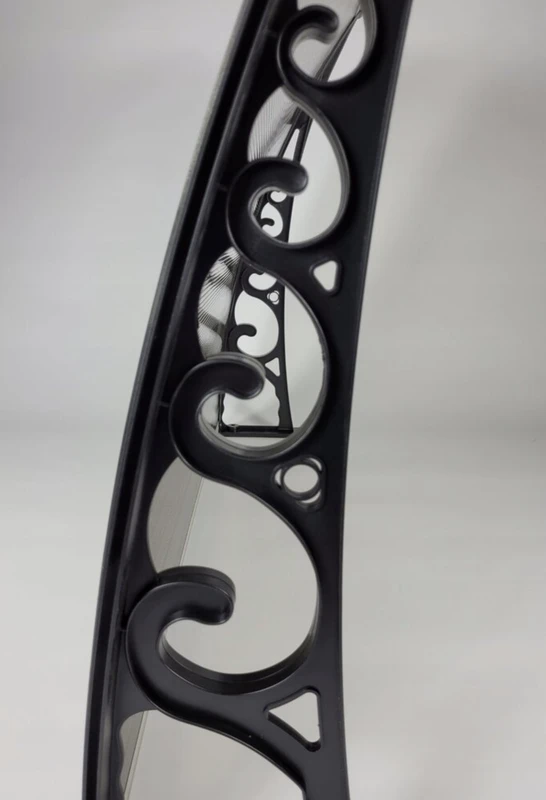 Stogelis virš durų Metal-gum, 150x80 cm, juoda/ruda