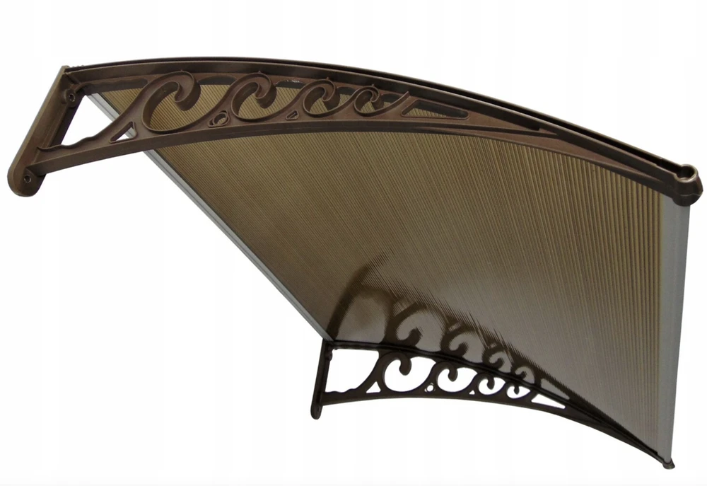 Stogelis virš durų Metal-gum, 150x80 cm, rudas