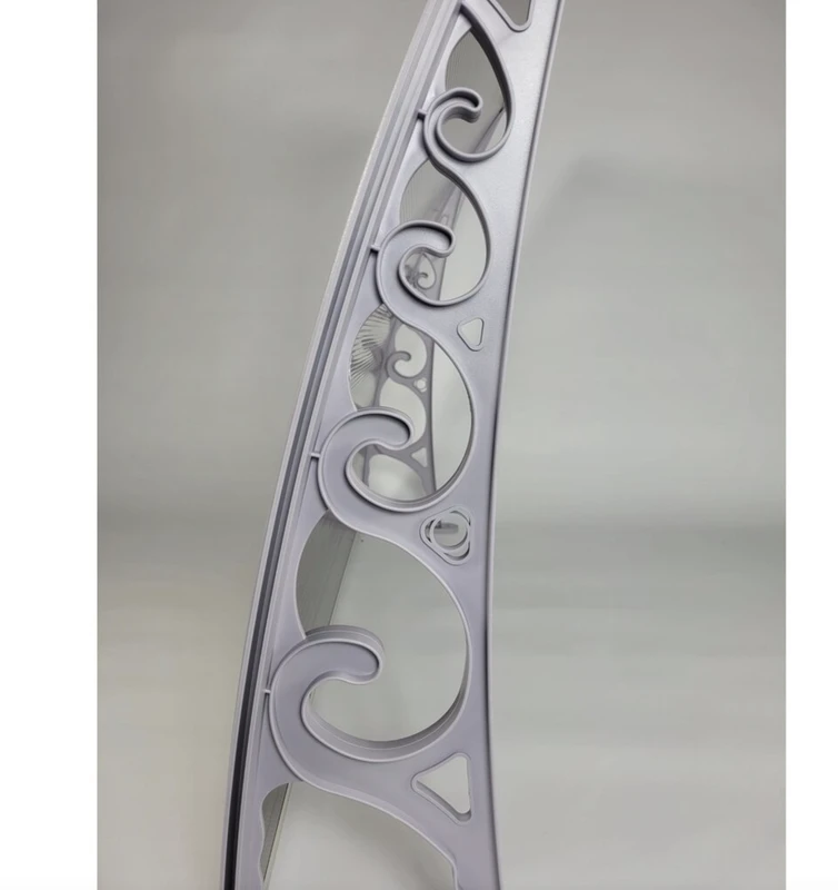 Stogelis virš durų Metal-gum, 200x100 cm, pilkas