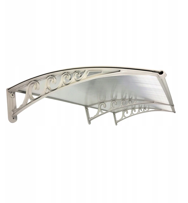 Stogelis virš durų Metal-gum, 205x118 cm, pilkas