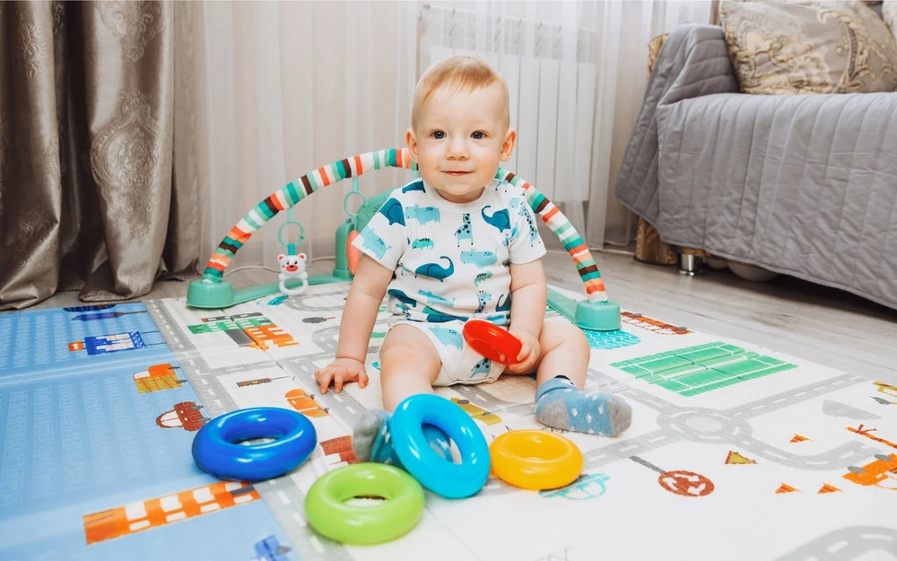 Sulankstomas kūdikių kilimėlis Mark Adler Gioco