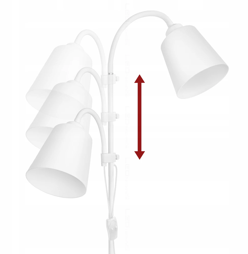 Toršeras LEDTechnics, 170 cm, baltas