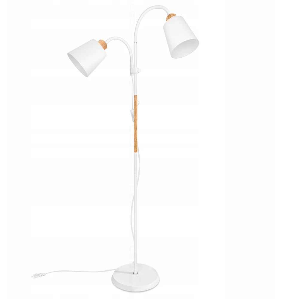 Toršeras LEDTechnics, 170 cm, baltas/rudas