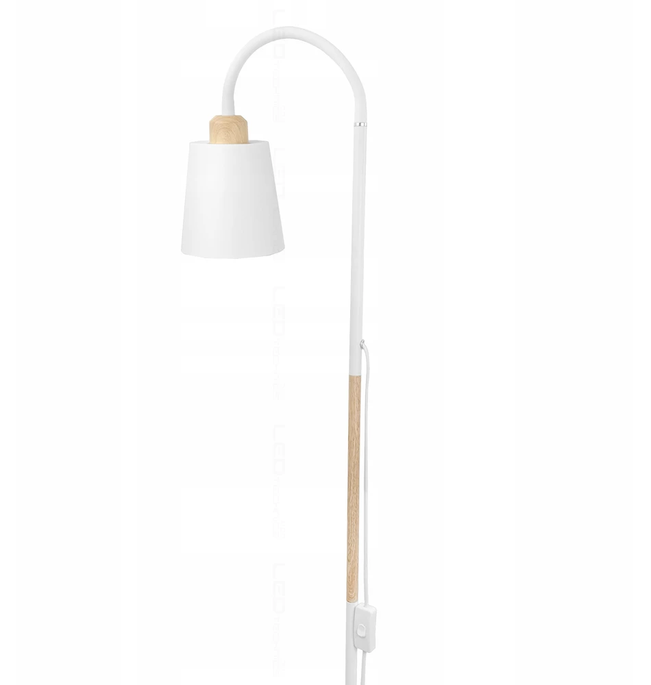 Toršeras LEDTechnics, 170 cm, baltas/rudas