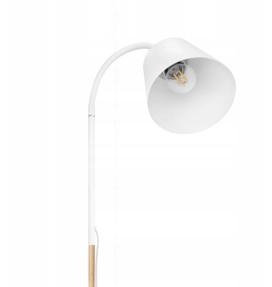 Toršeras LEDTechnics, 170 cm, baltas/rudas